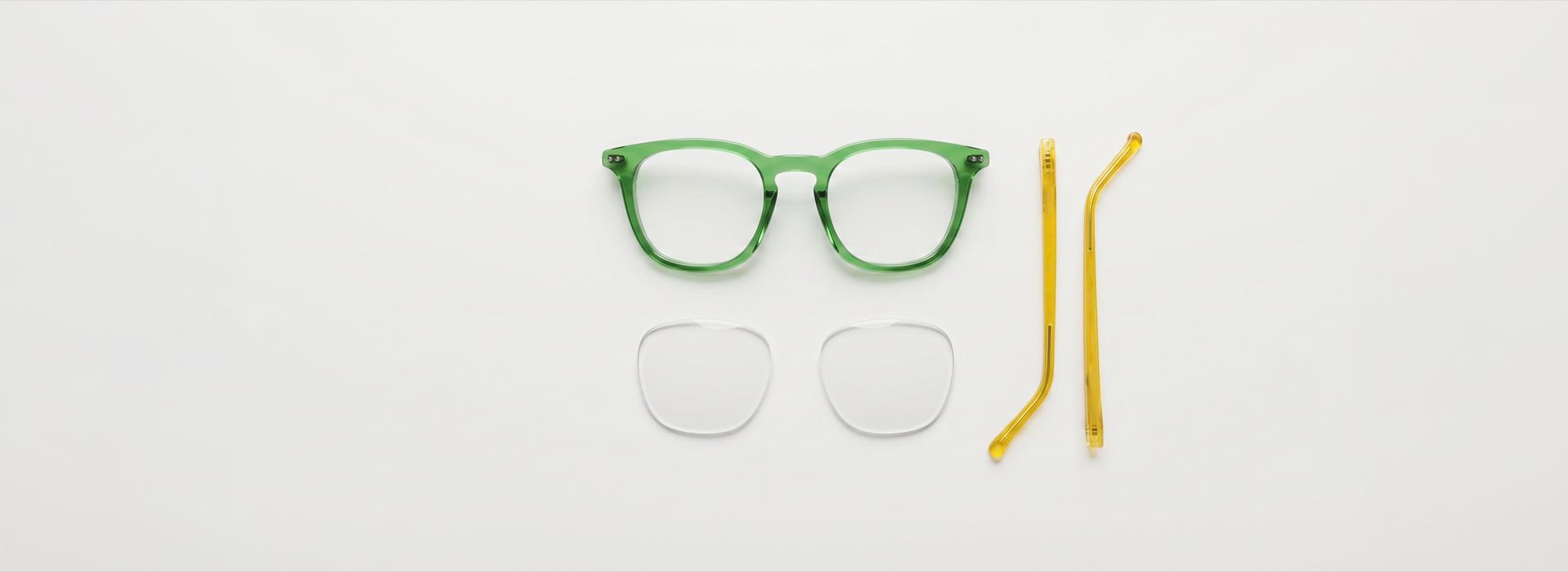 Modular iGreen frame, lenses and temples